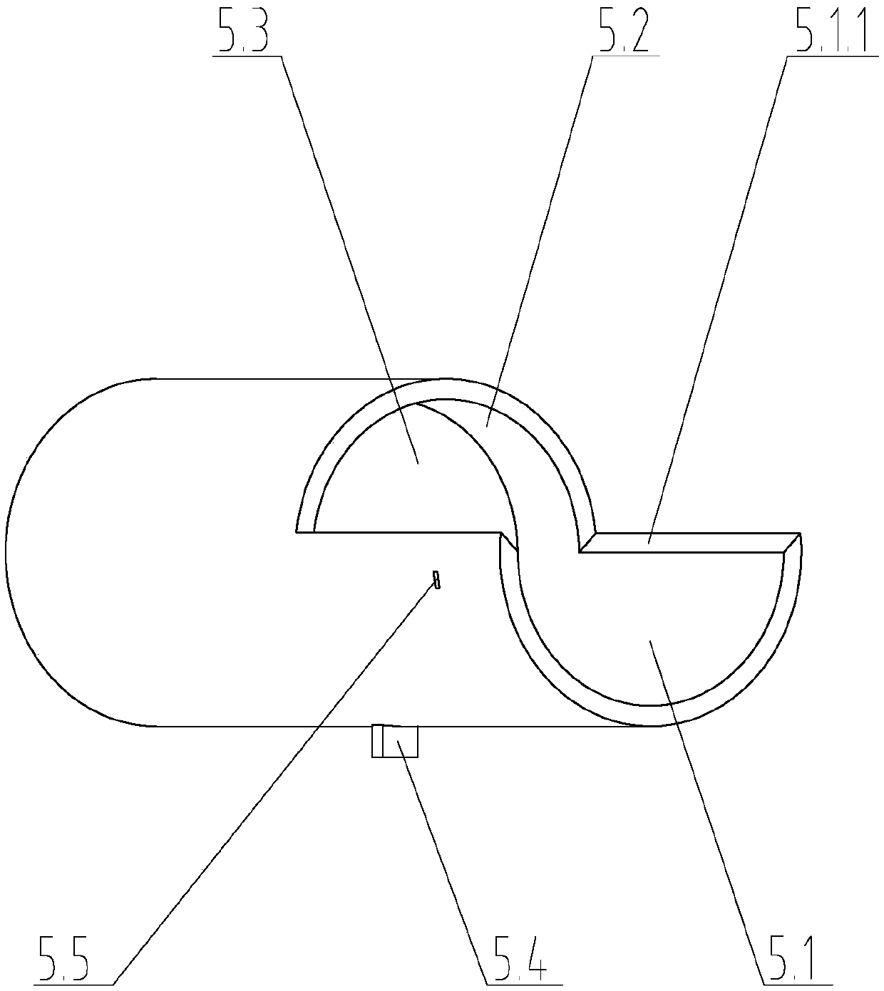 A device for processing grinding balls