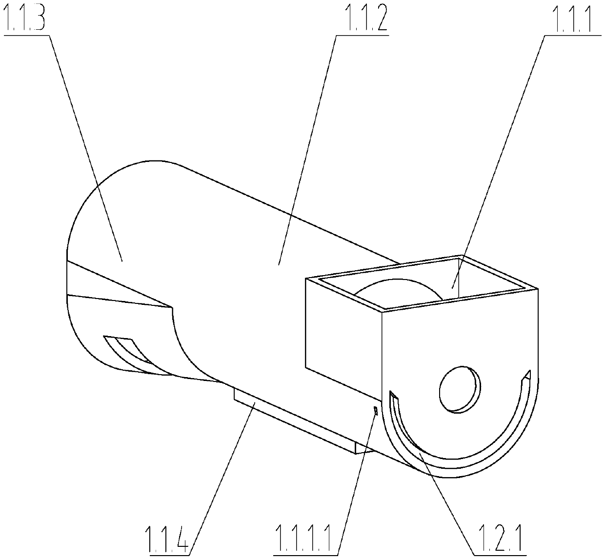 A device for processing grinding balls