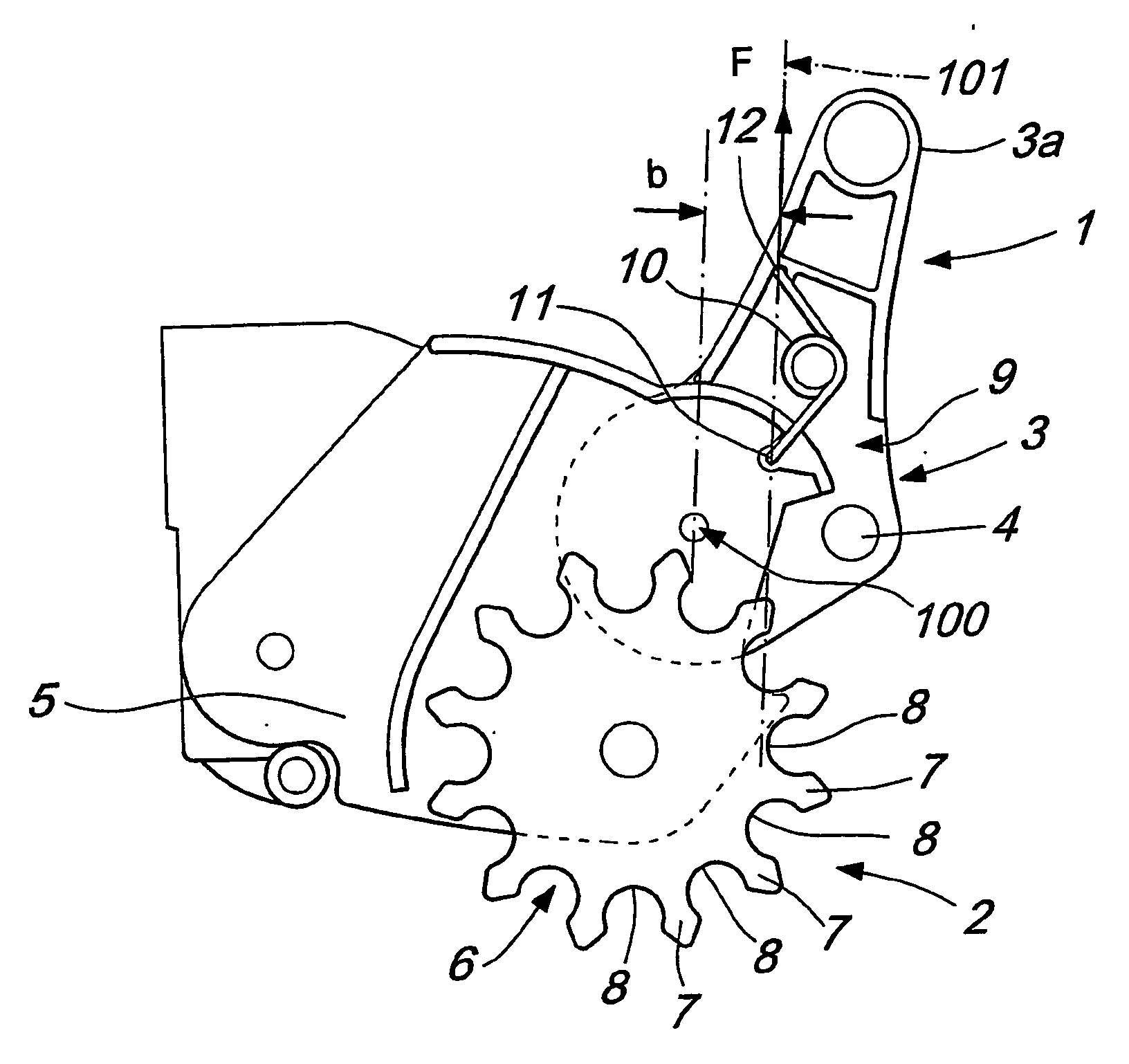 Locking/release device