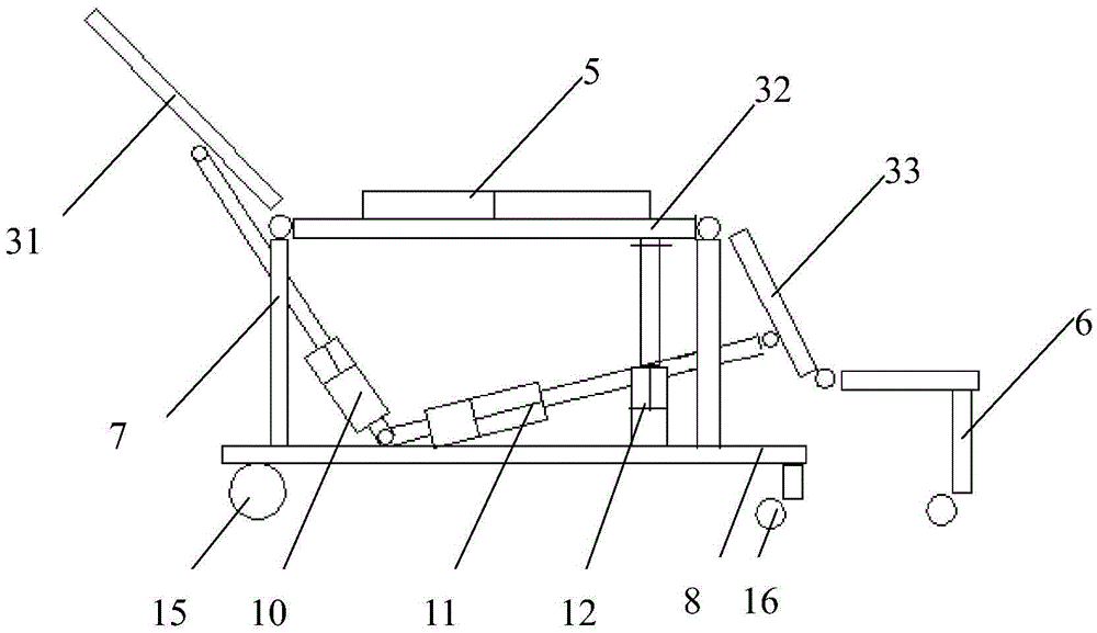 Automatic bathing bed of mechanical device