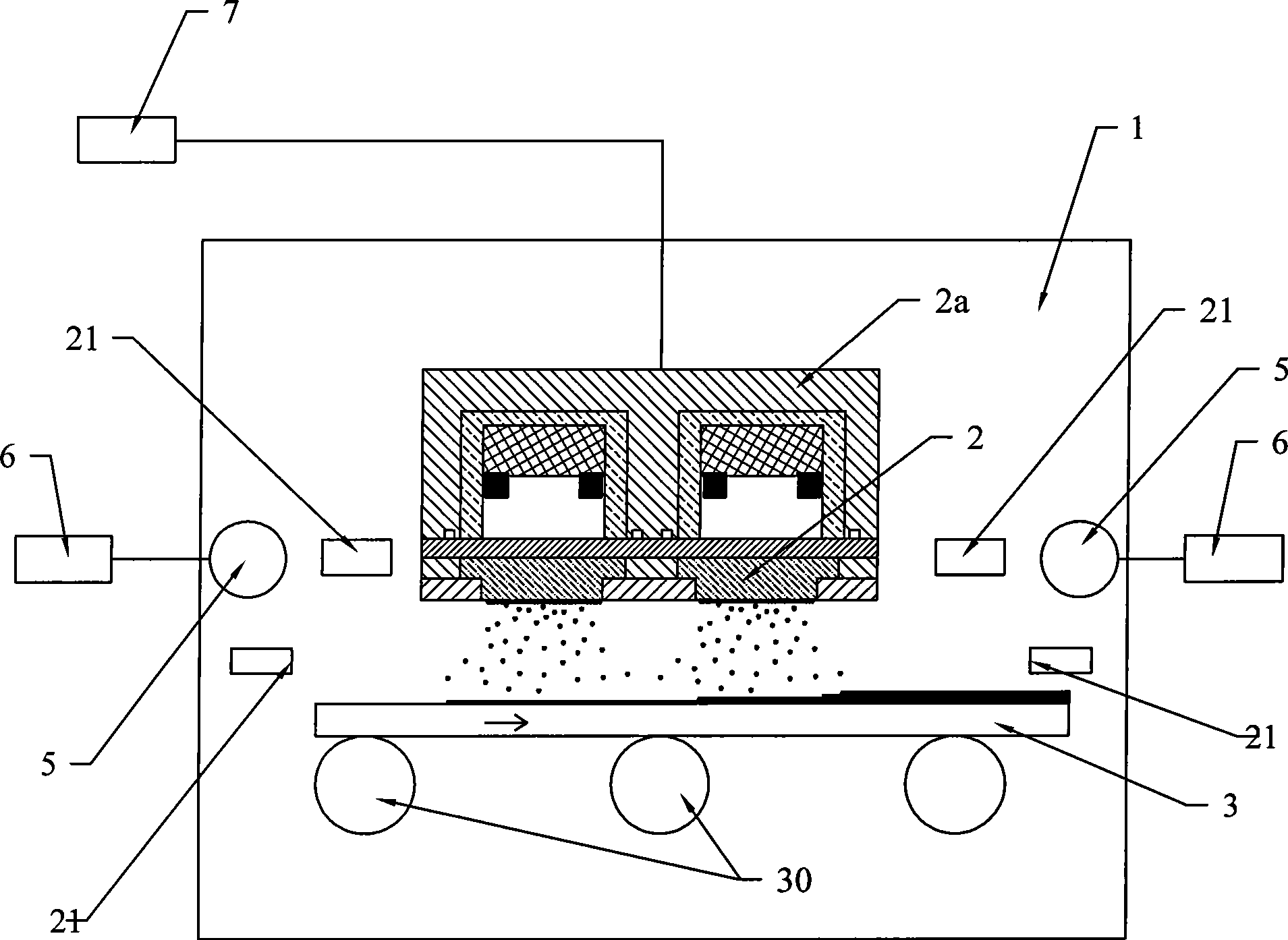 Sputtering film-plating apparatus