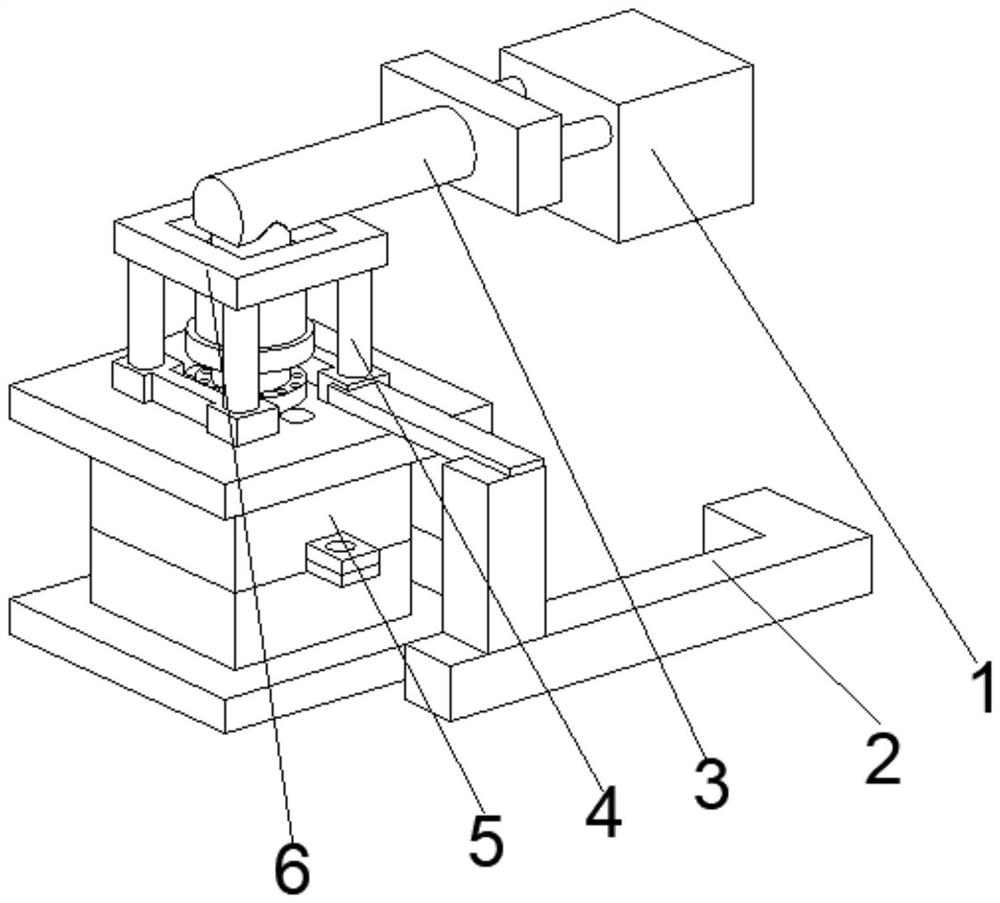 Degradable plastic bag continuous blow molding mold and use method