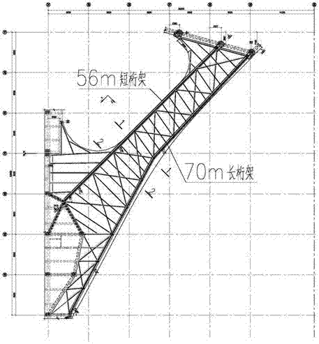 A construction control method for corridors composed of long-span trusses with different lengths