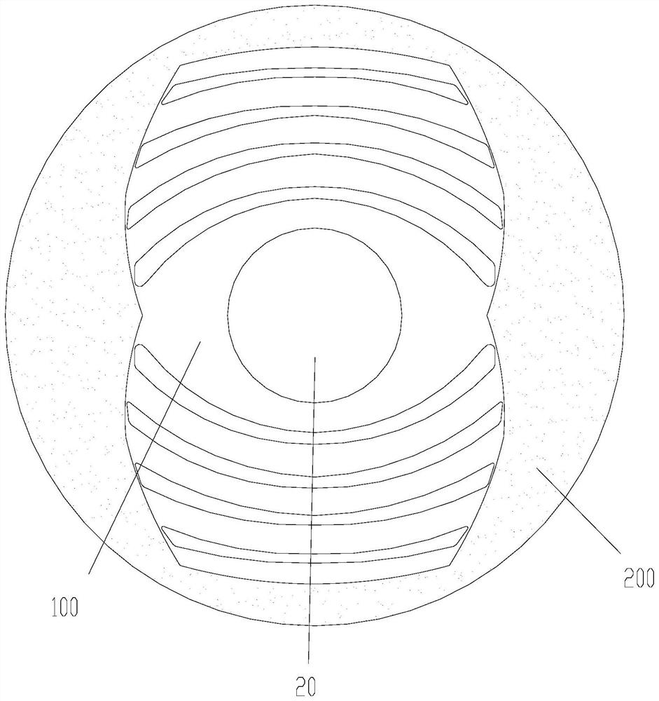 Rotor structure, motor and rotor processing method