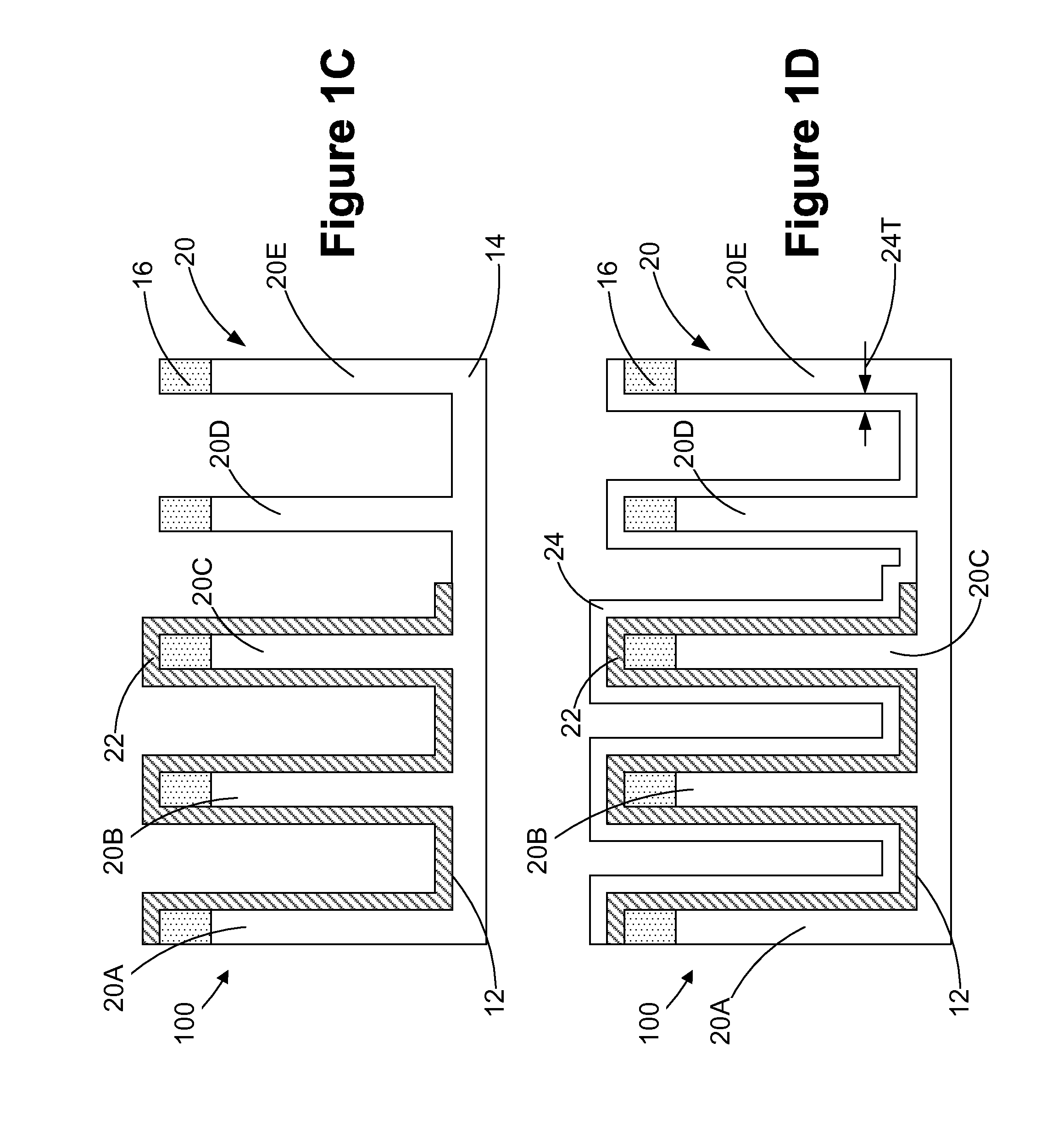 Methods of forming bulk finfet devices by performing a recessing process on liner materials to define different fin heights and finfet devices with such recessed liner materials