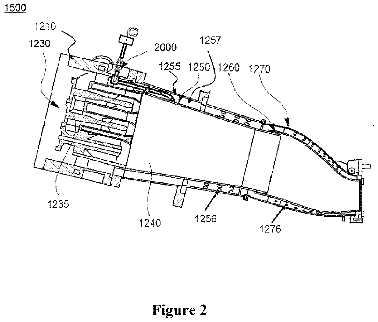 Impedance tube having a machined union