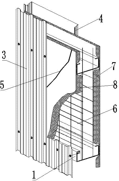 Disposable on-site compound explosion-venting sound-insulating wall