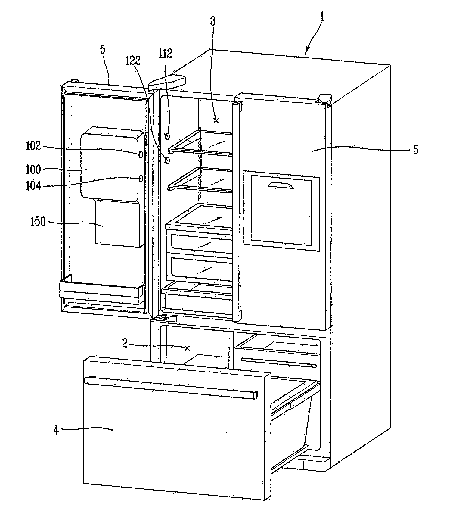 Refrigerator having ice transfer unit