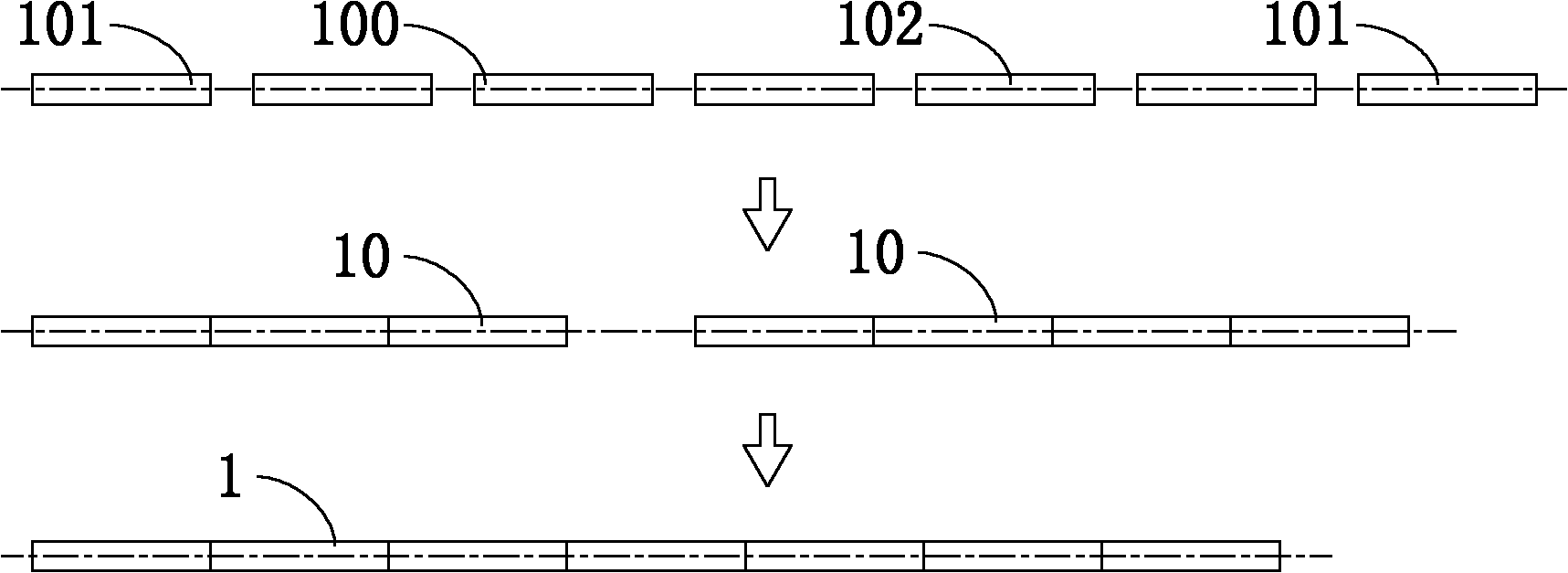 Method for laying mine slurry pipeline in long and narrow section