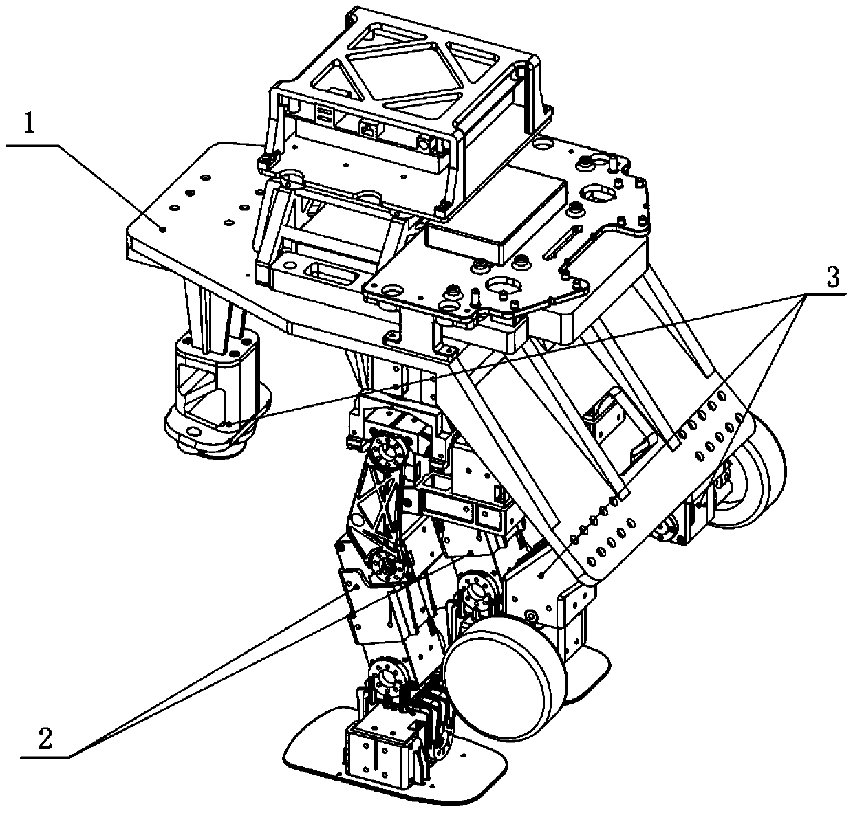 Wheel-foot switching robot system and control method thereof