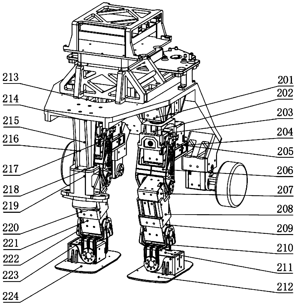 Wheel-foot switching robot system and control method thereof