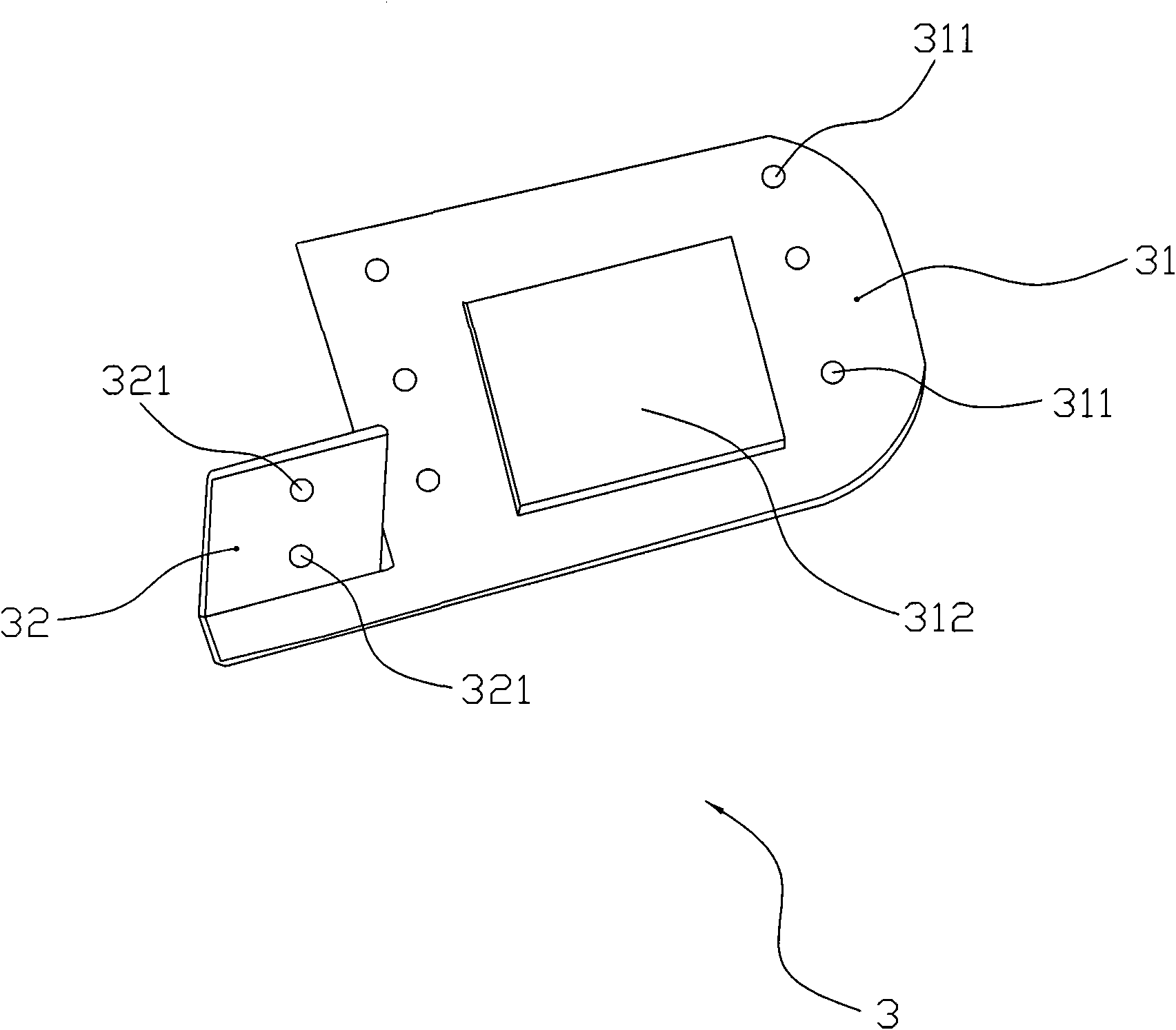 Lamp driving module assembling structure and lamp comprising same