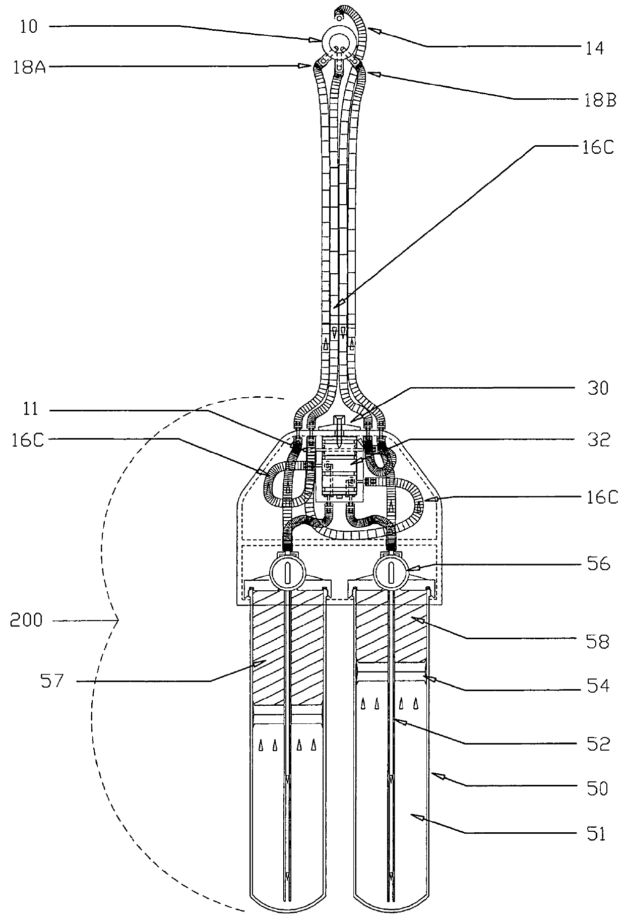 Shower device with multi-product dispensing capability