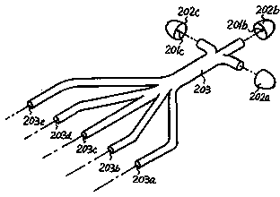 Multi light source large view field spliced illumination system