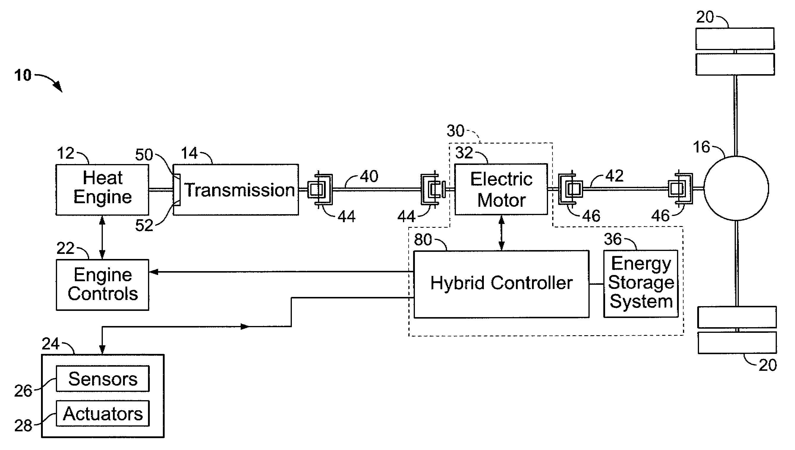 Hybrid drive system and method of installing same