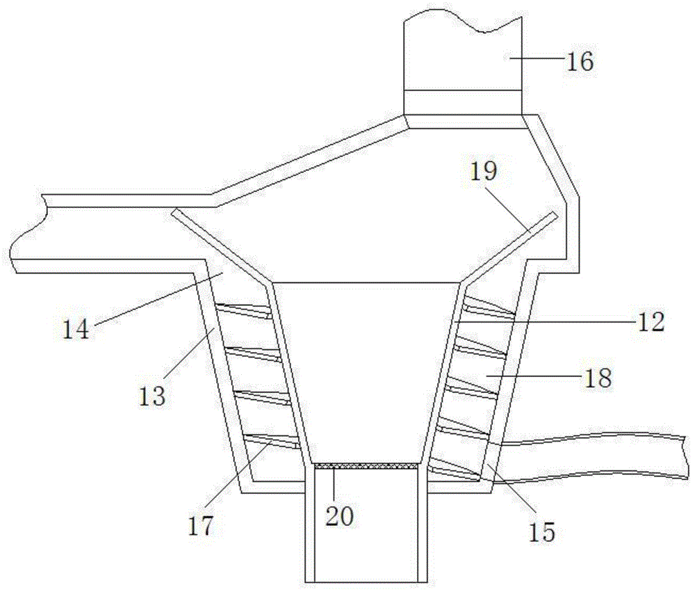 Sludge heating and drying device