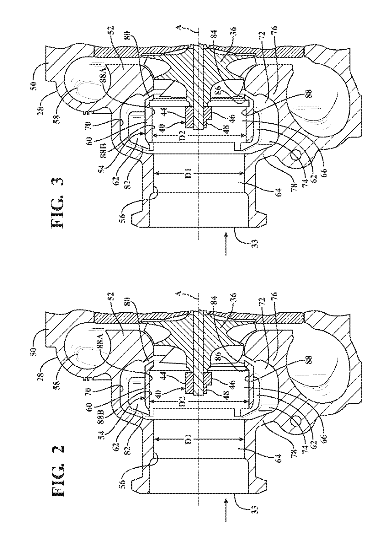 Turbocharger having improved ported shroud compressor housing