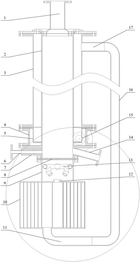 Tubular bilateral fluidized bed rapid pyrolysis device