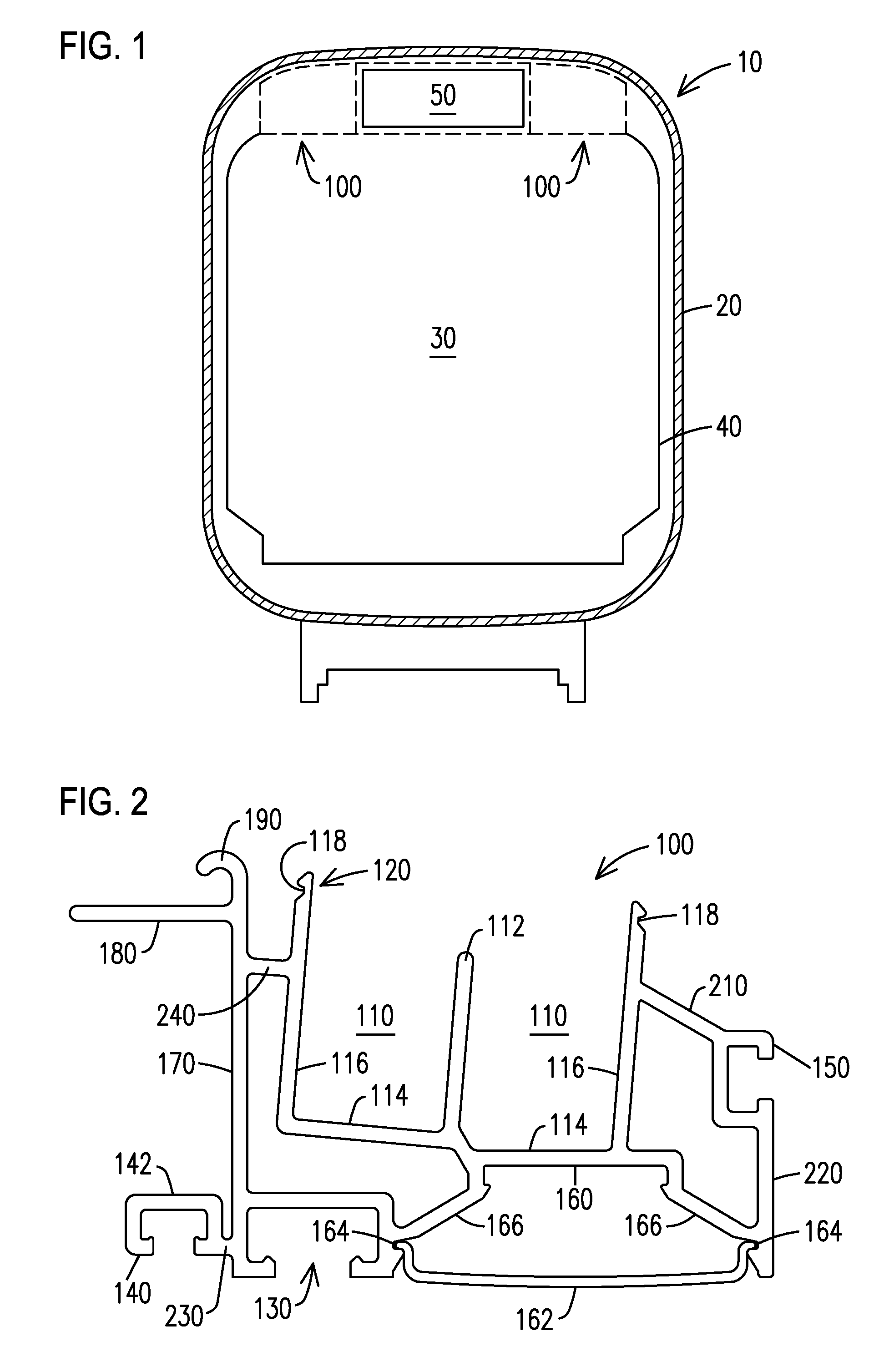 Integrated ceiling assembly for railcars