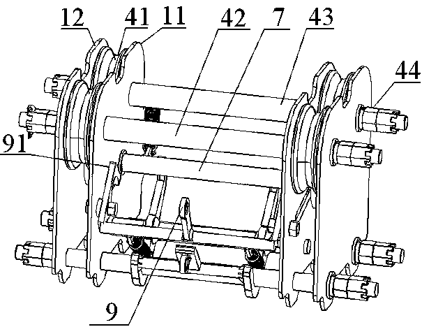 Strop emergency braking device