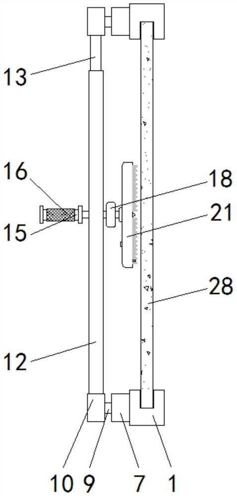 Intelligent manufacturing device for cleaning scratches on glass surface