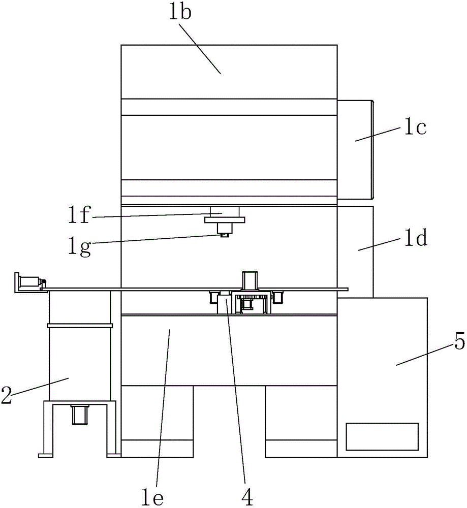 Automatic punching machine tool for disk slices