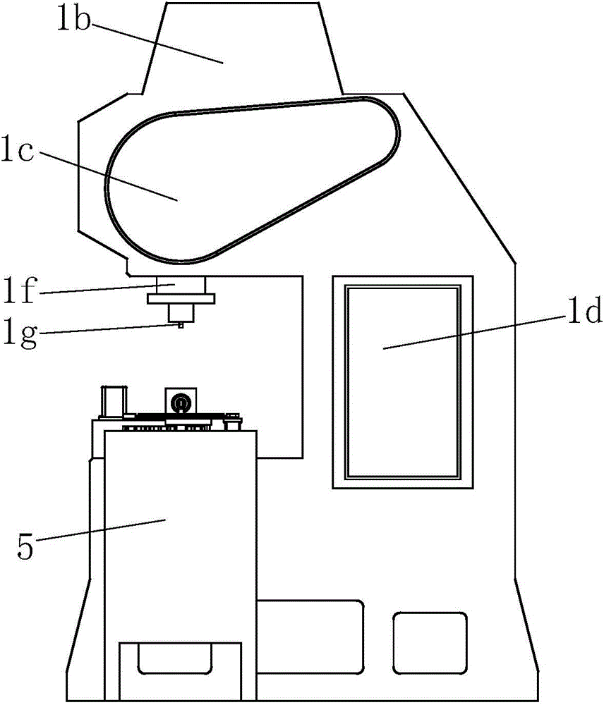 Automatic punching machine tool for disk slices