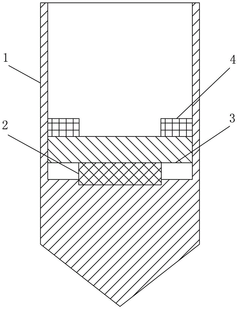 Metering standard device for single-tube type chemiluminescent analyzer, and using method thereof