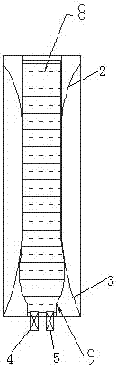 An oil storage device for an electronic atomizer