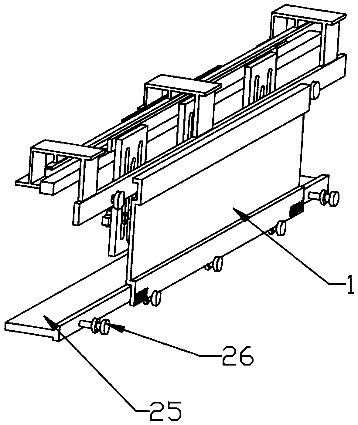 Side plate automatic conveying device for seamless welding of cable ladder