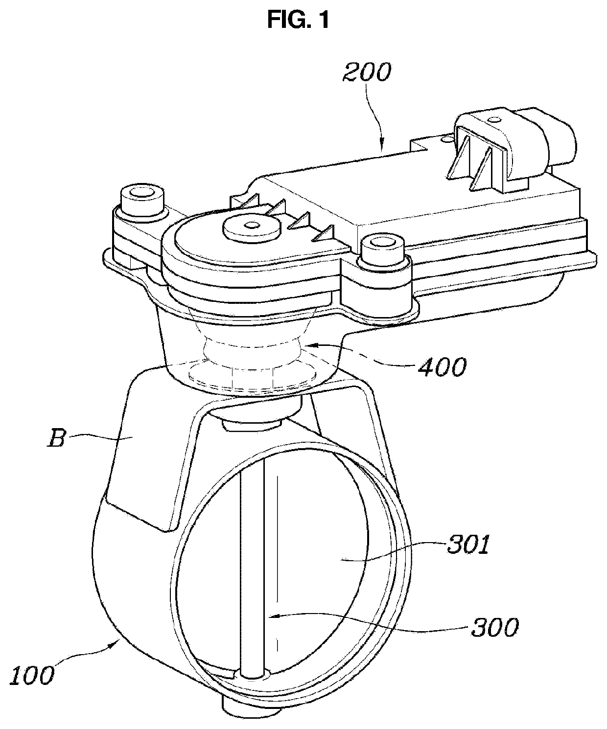 Variable exhaust valve assembly for vehicle