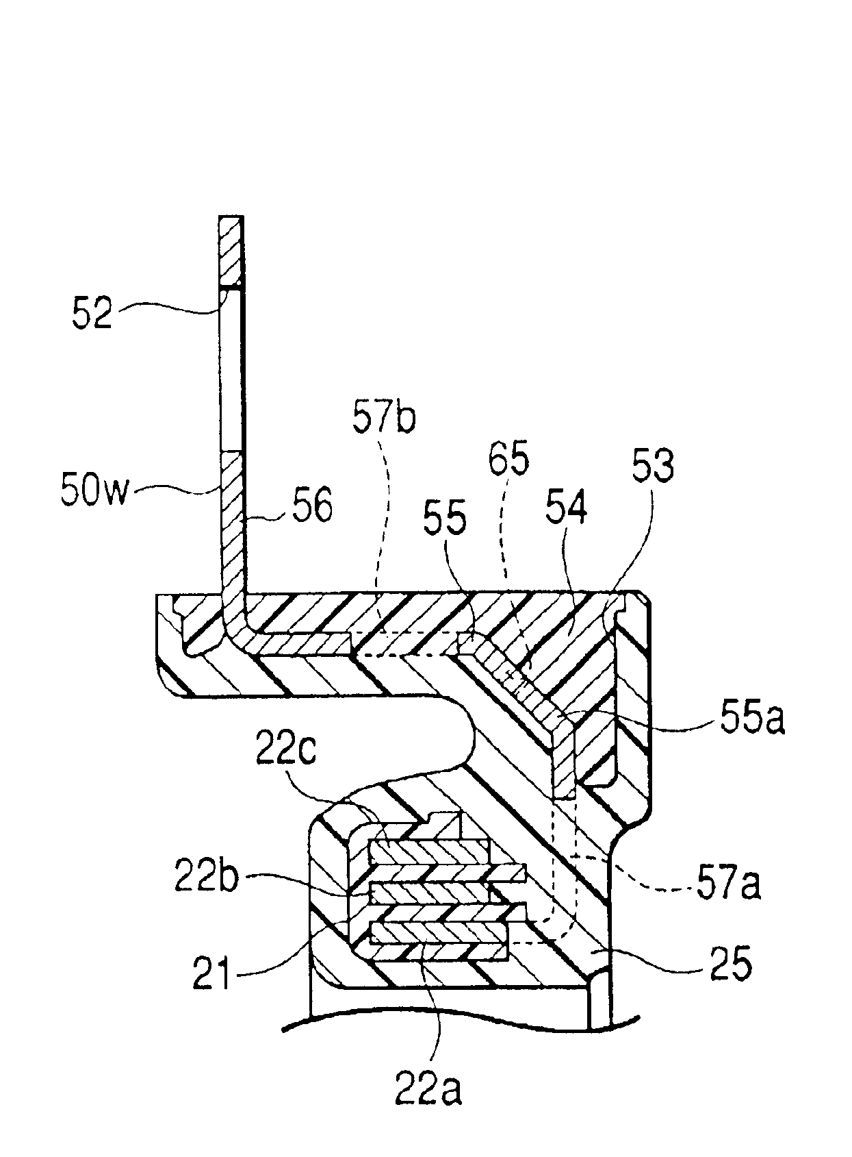 Thin brushless motor having ring-configured centralized power distribution unit