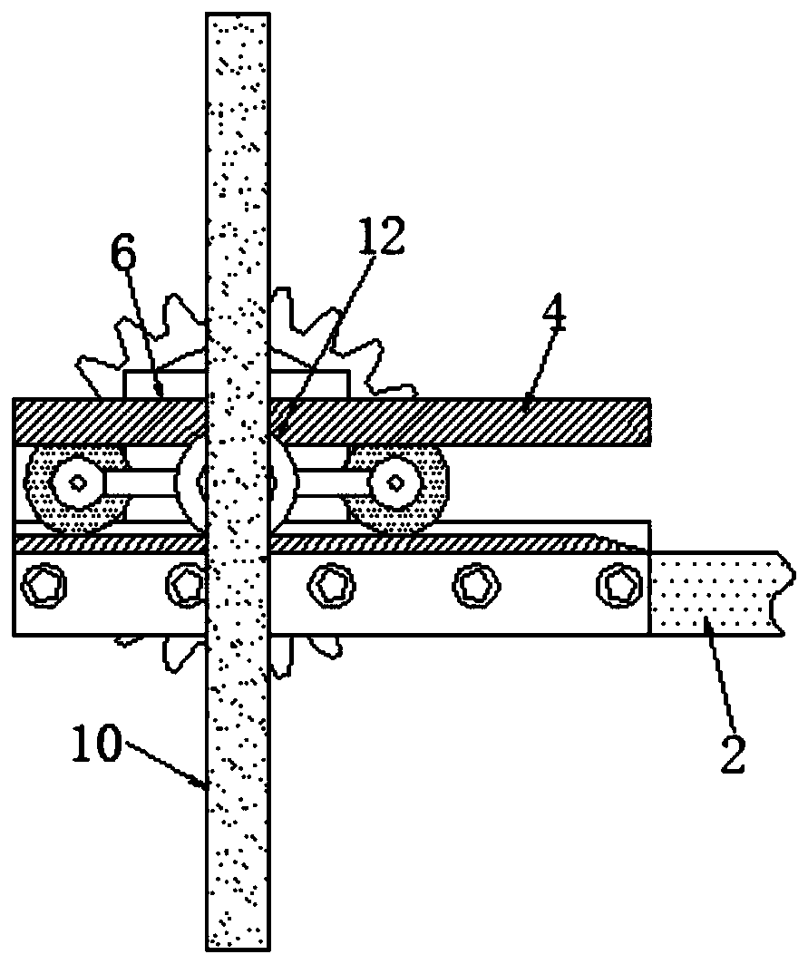 Double-sided drying device capable of carrying out turnover based on reciprocating motion to ensure uniform drying