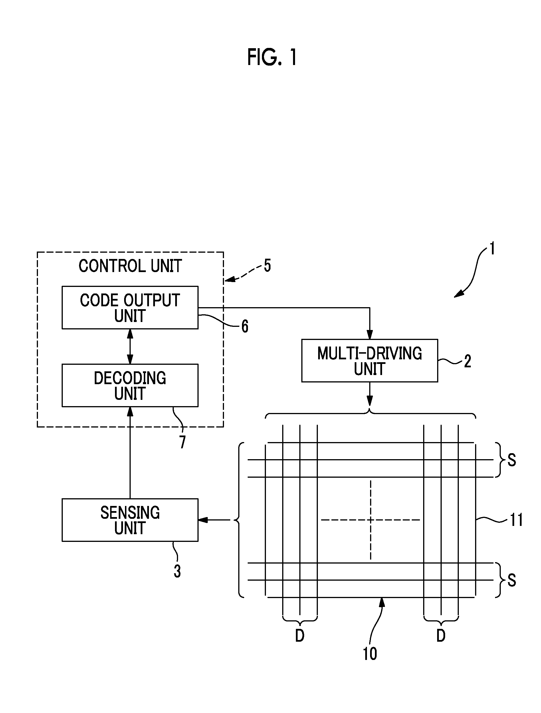 Capacitive sensing device