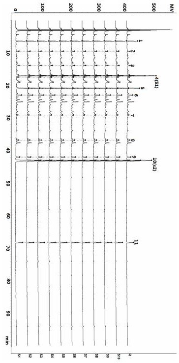 Loquat lung-heat-clearing beverage contrast extract, preparation method and quality control method