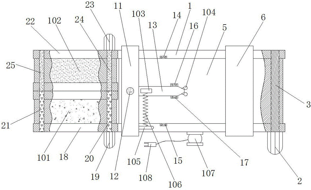 Industrial control conveying device with intelligent classified conveying function