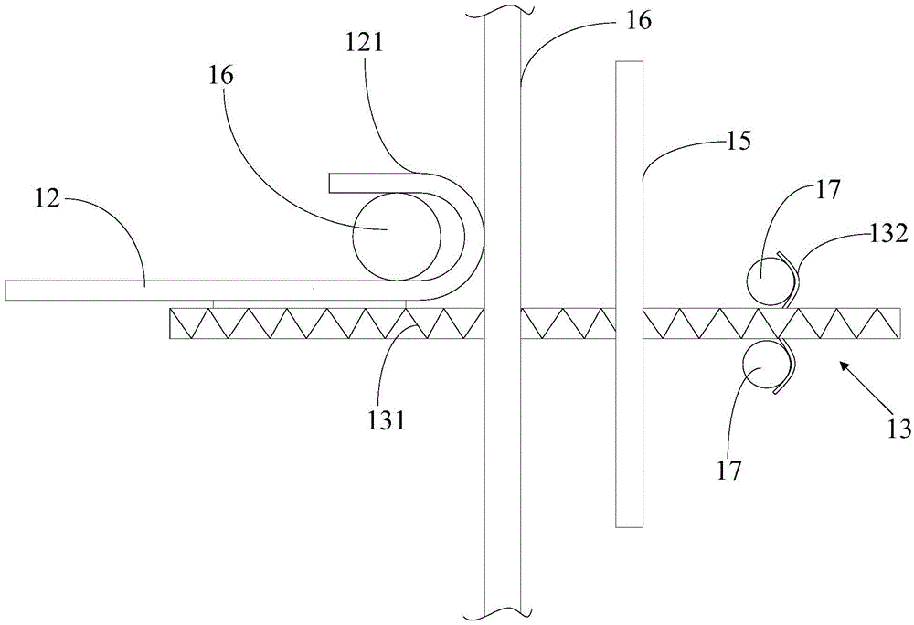 One-side support formwork structure for enlarging section and strengthening construction and construction method