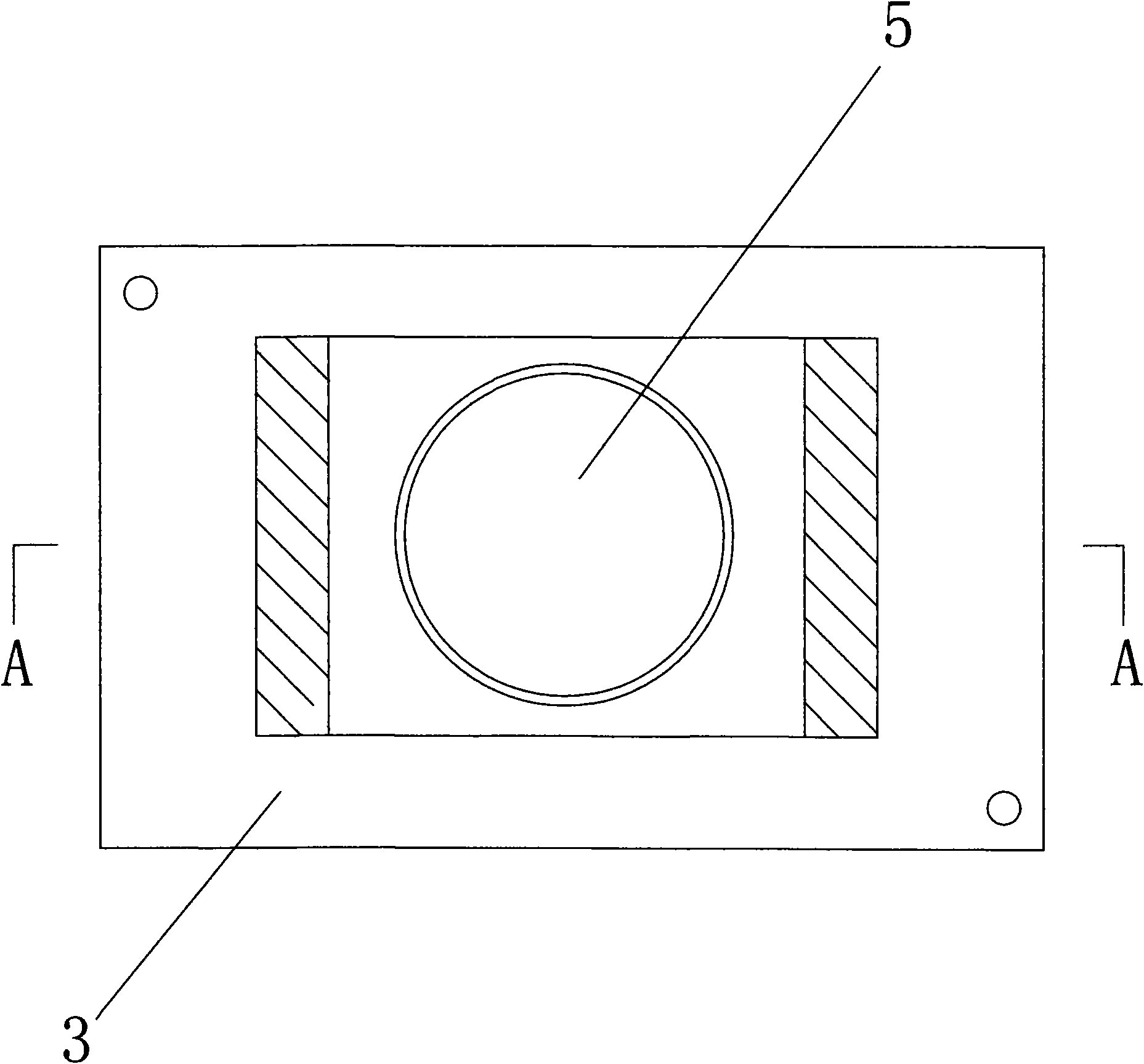 Radiation device for LED lamp