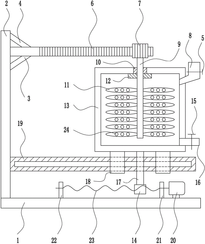 Grinding fluid preparing device for production of LED lamps