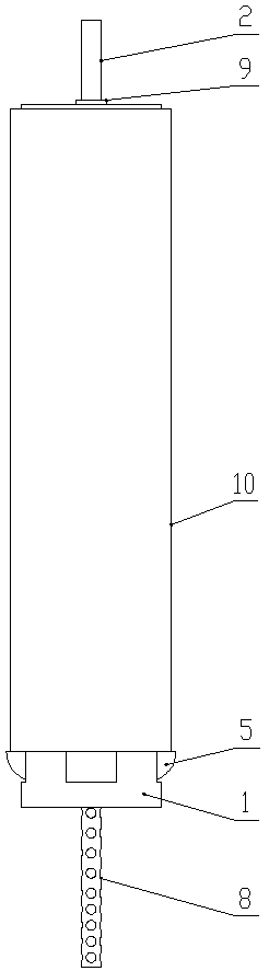 Large-hole-diameter static blasting blowout prevention device and using method thereof