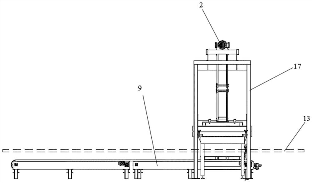 Rapid replacement and installation system for power battery pack of new energy vehicle