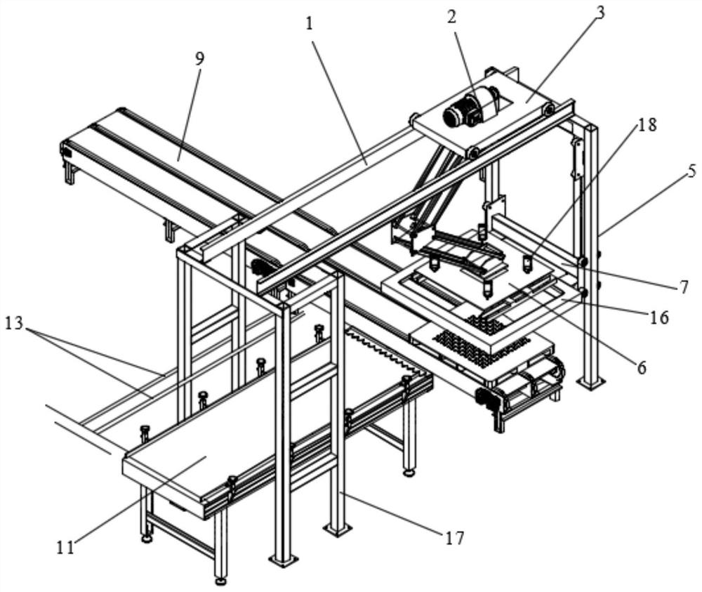 Rapid replacement and installation system for power battery pack of new energy vehicle