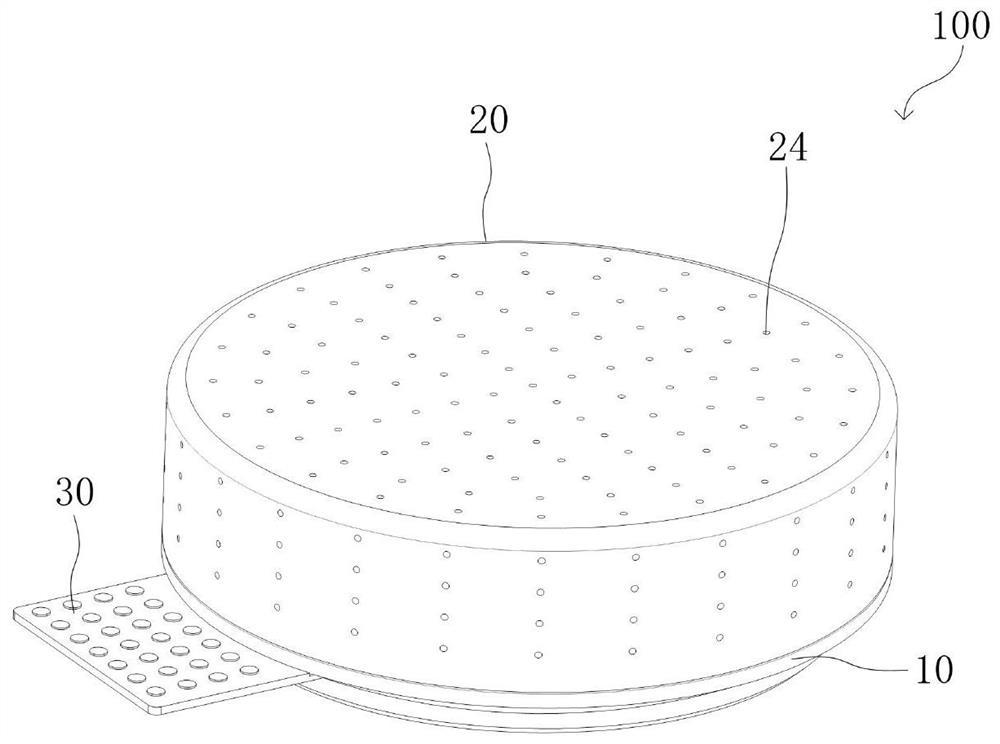 Frozen tissue sample support and use method thereof