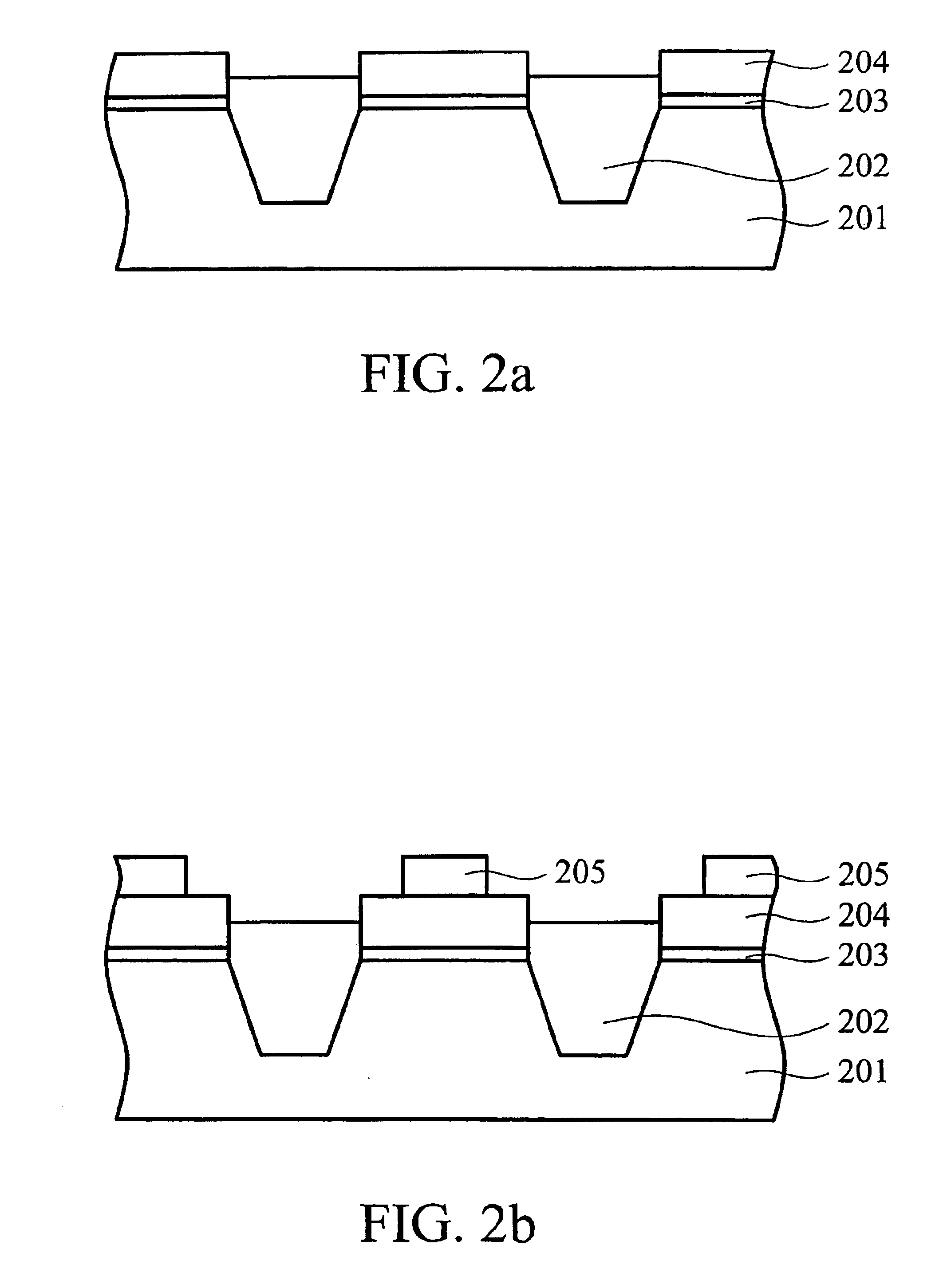 Flash memory with protruded floating gate