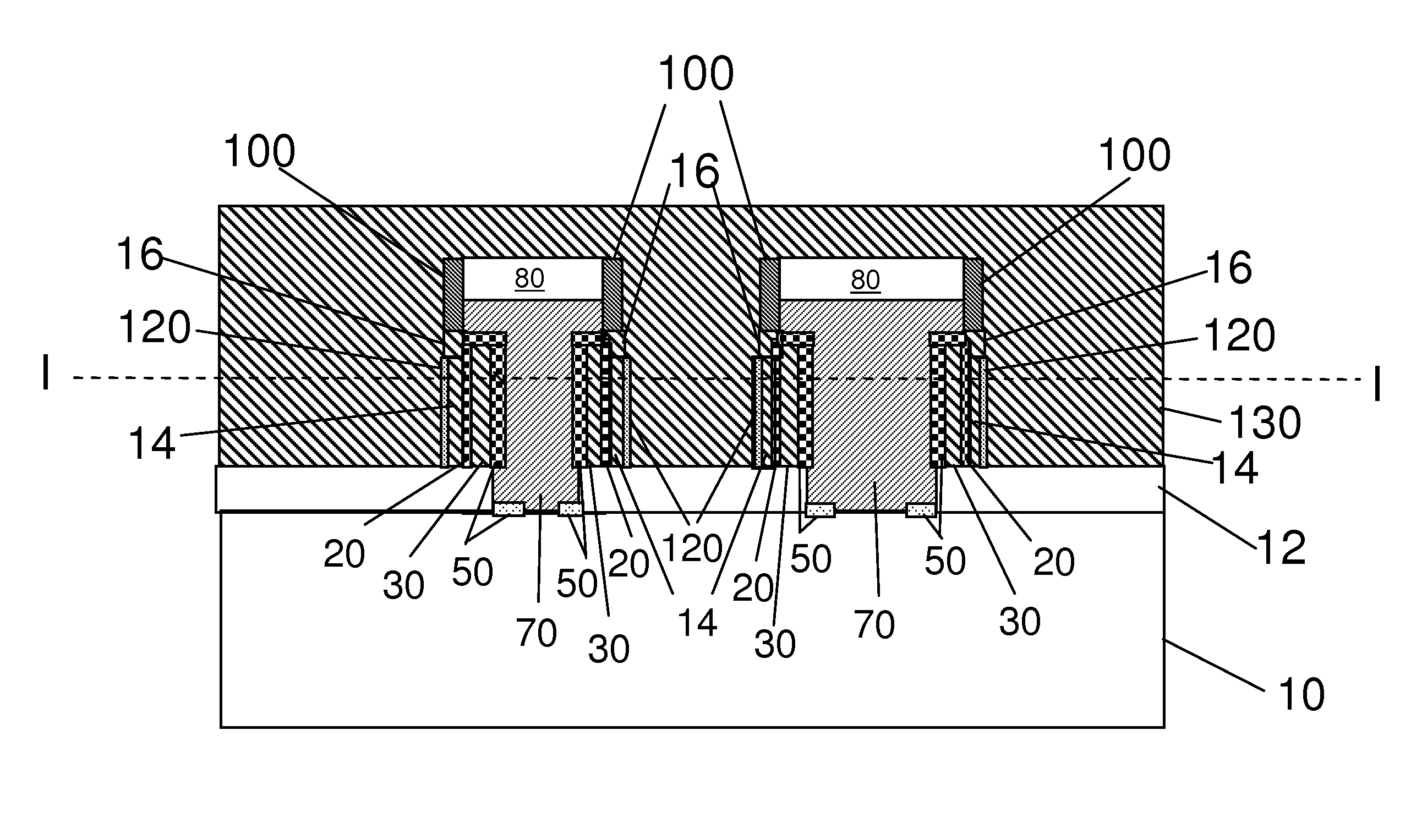 Multiple-gate device with floating back gate