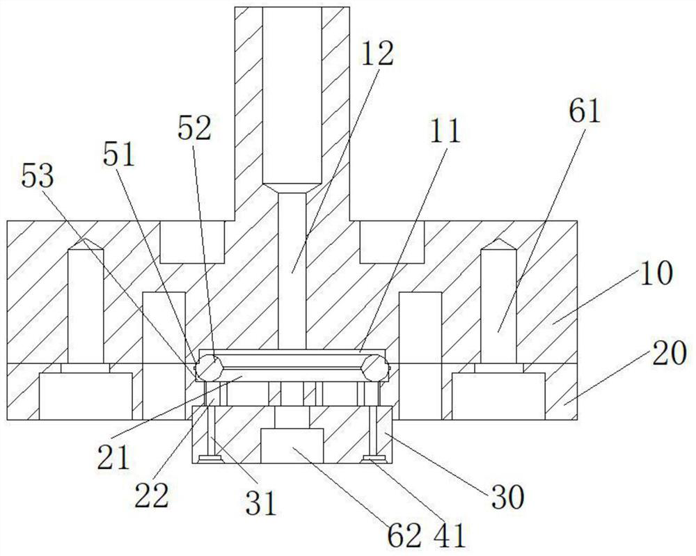 Suction head mechanism of annular product