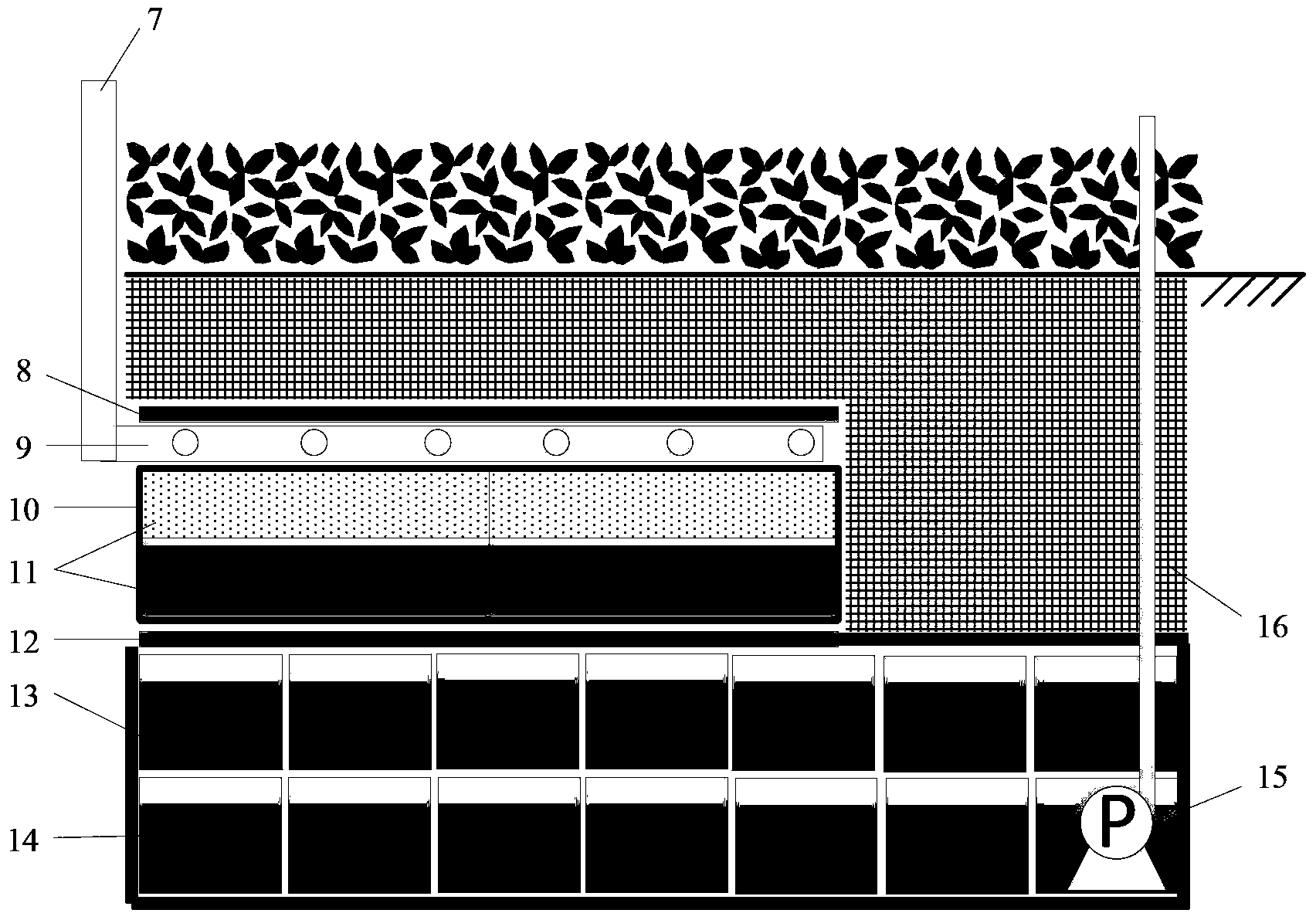 Method and system for comprehensively purifying, collecting and utilizing overpass rainwater