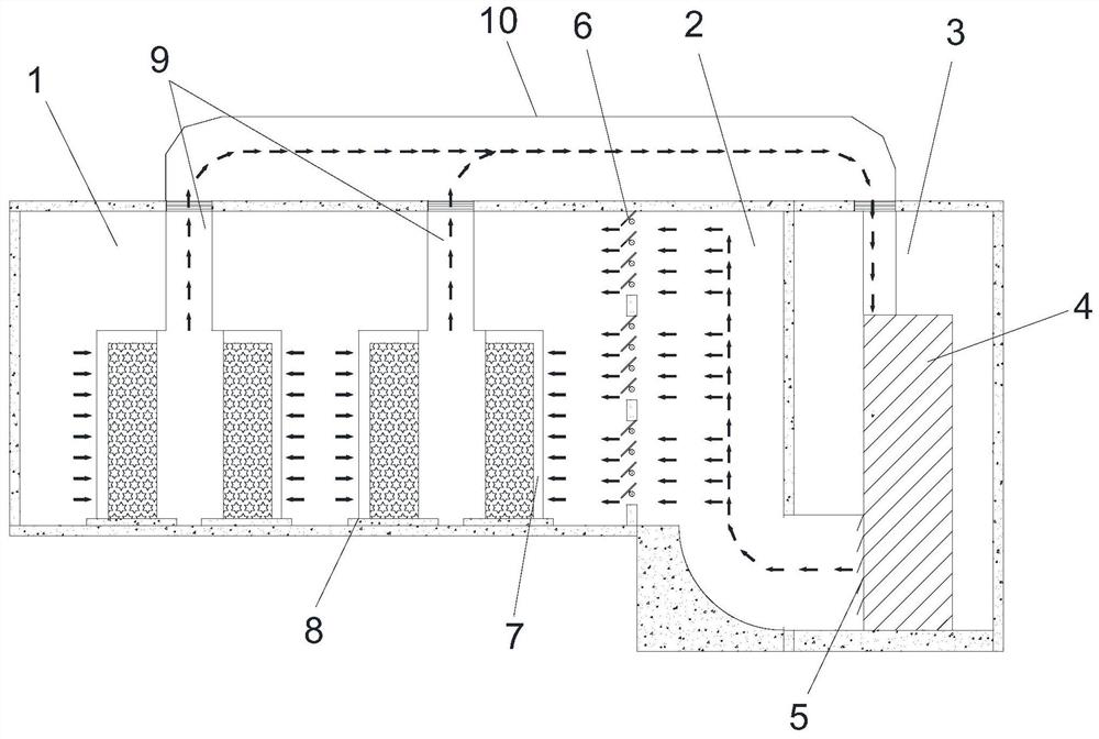 Diffuse side air supply system