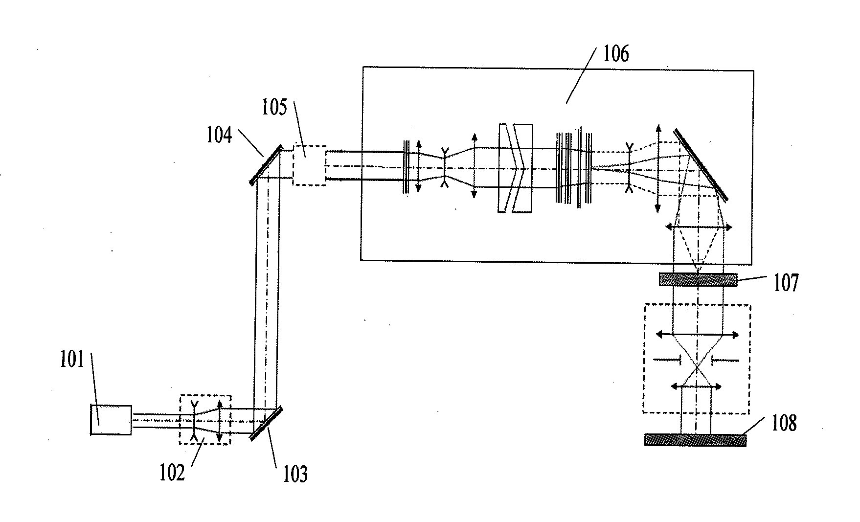 Light beam transmission apparatus and method