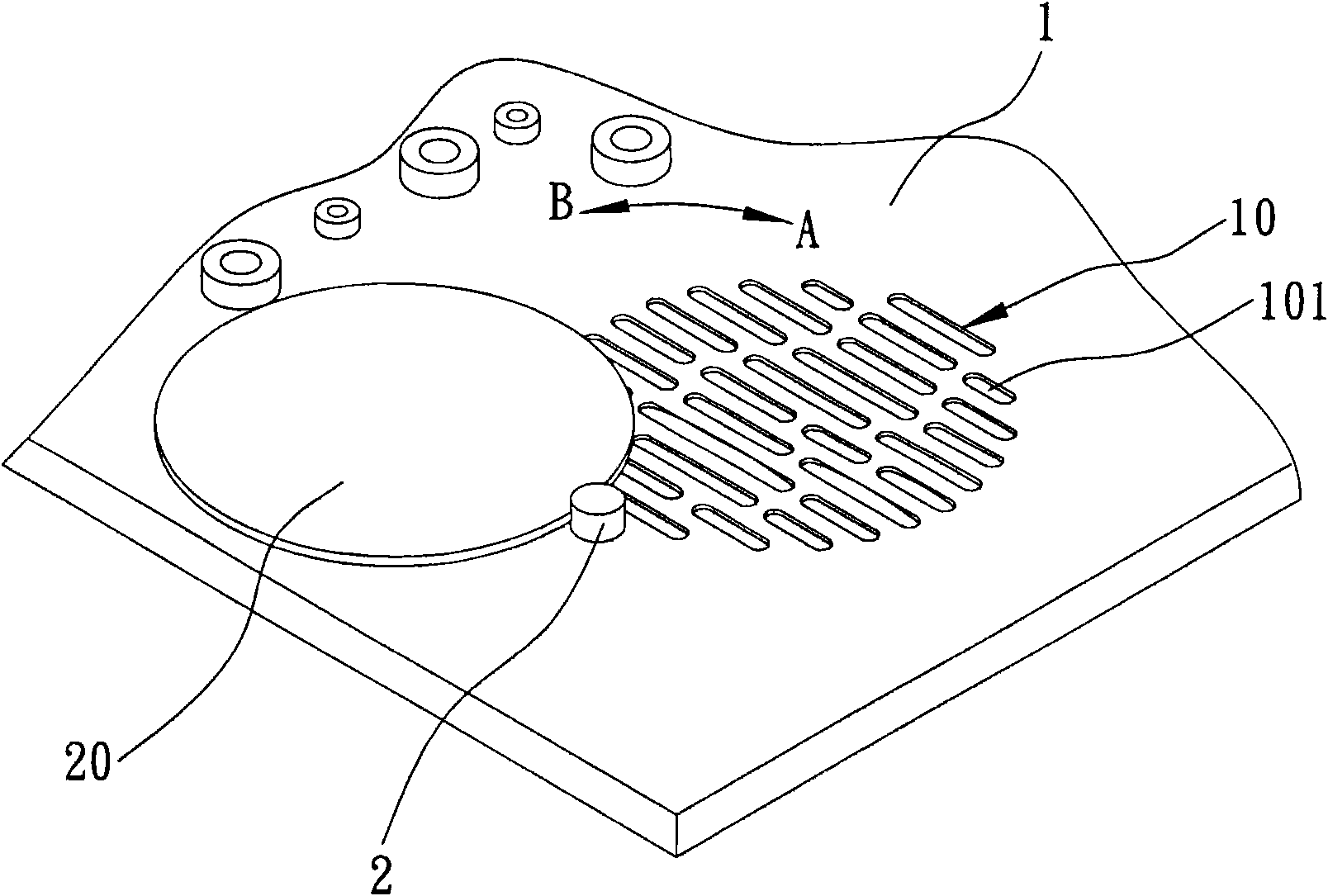 Adjustable ventilation structure